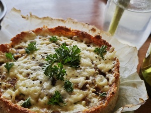 Potato parmesan Tart
