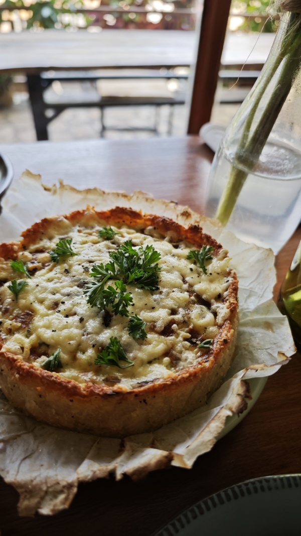 Potato parmesan Tart